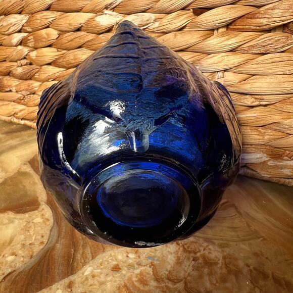 Colbolt Blue Leaf Votive/Small Dish - Picture 3 of 6